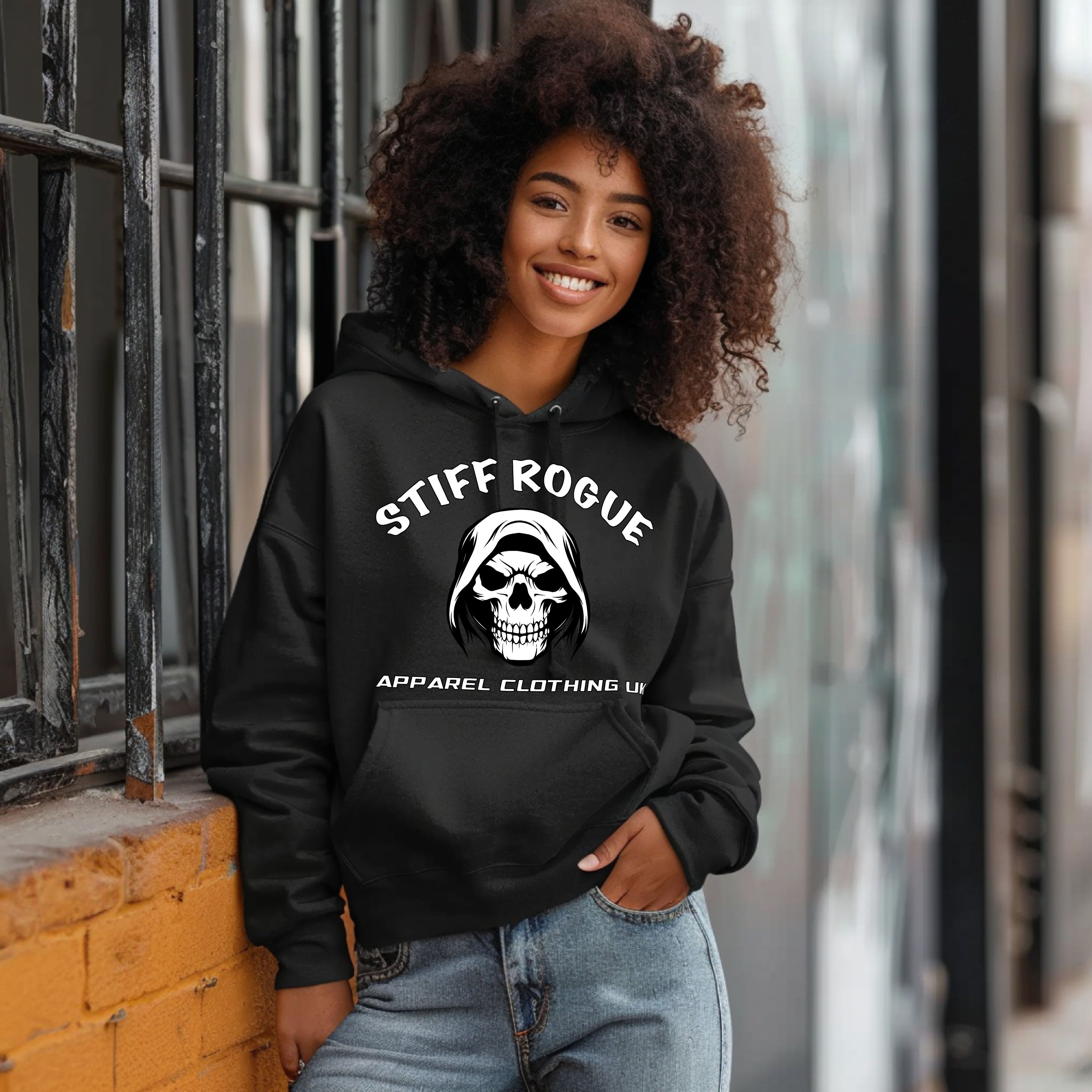 Custom Screen Printed Hoodie - Front & Back